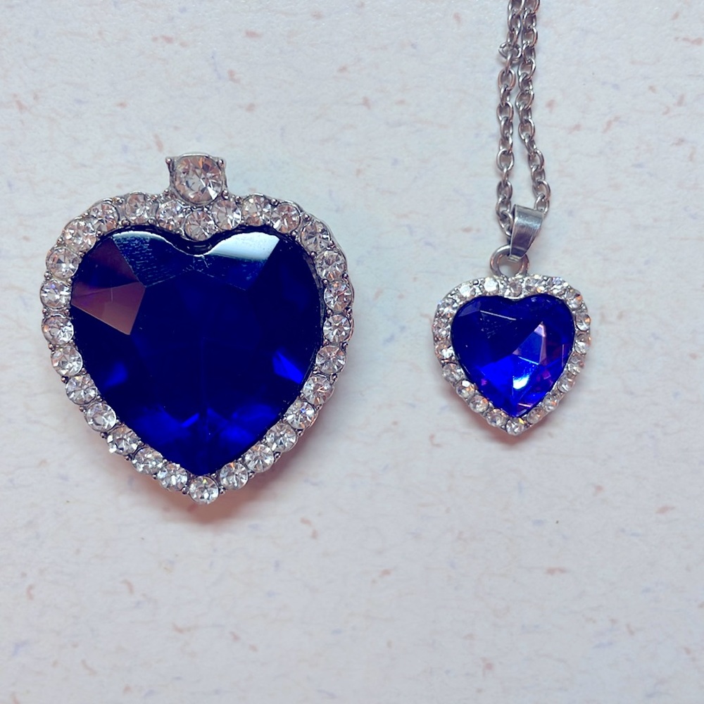 CZ Sapphire Necklace